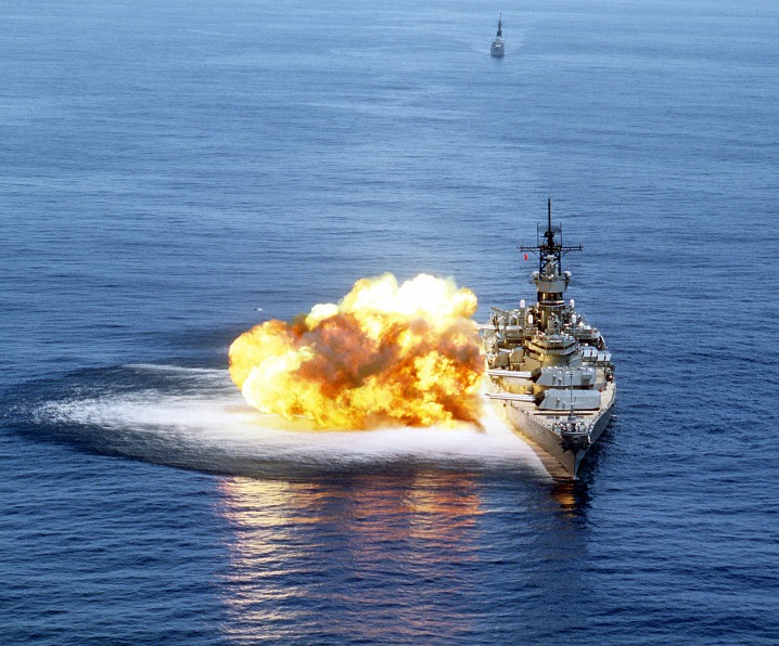 USS Iowa during the 1980s