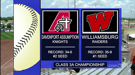 Class 3A - Williamsburg Raiders vs. Davenport Assumption Knights | Iowa PBS
