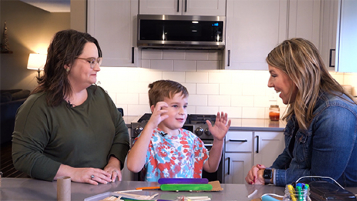 Everett and his mom show Abby Brown their creative solution to keeping their new pet healthy and happy!