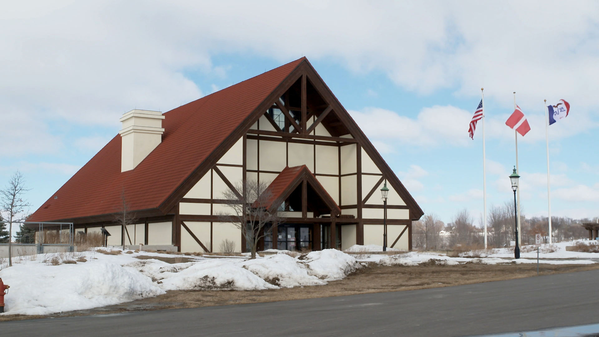 The exterior of the Museum of Danish America.