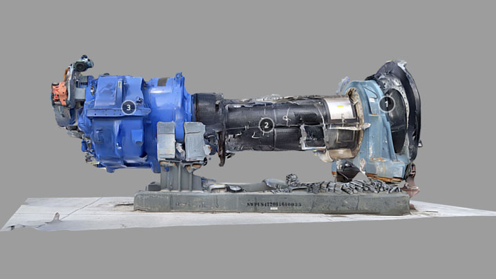 Inner components of a wind turbine gear box