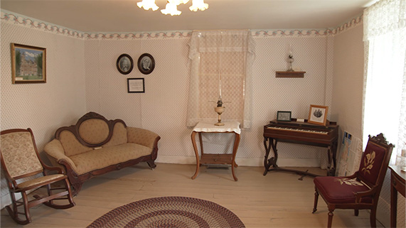 Interior of the Todd House