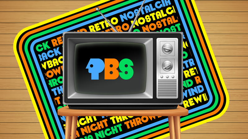 Tube television set with two round control knobs and a metal antenna