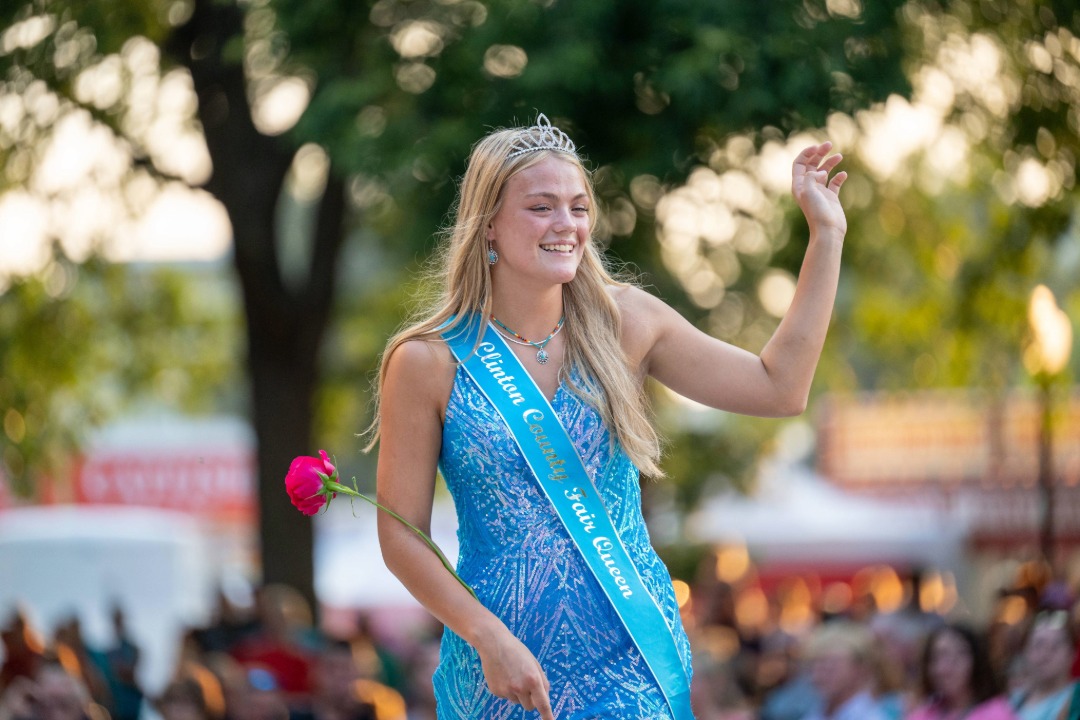 Natalie Schroeder, Clinton County Fair Queen