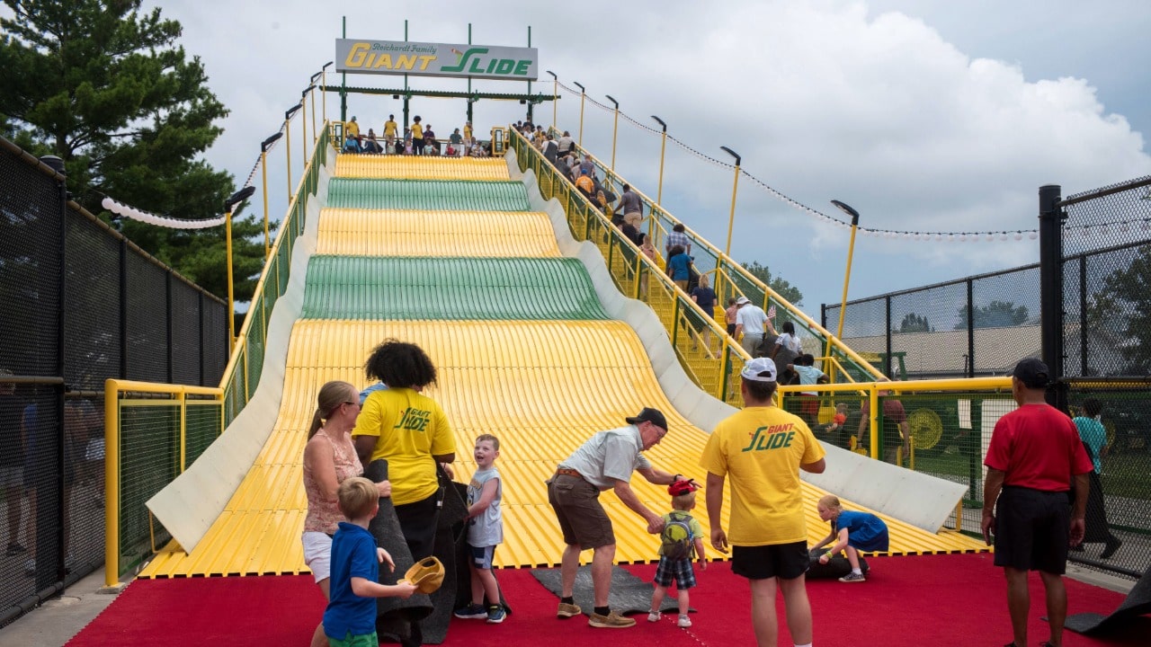 Giant Slide at the Iowa State Fair