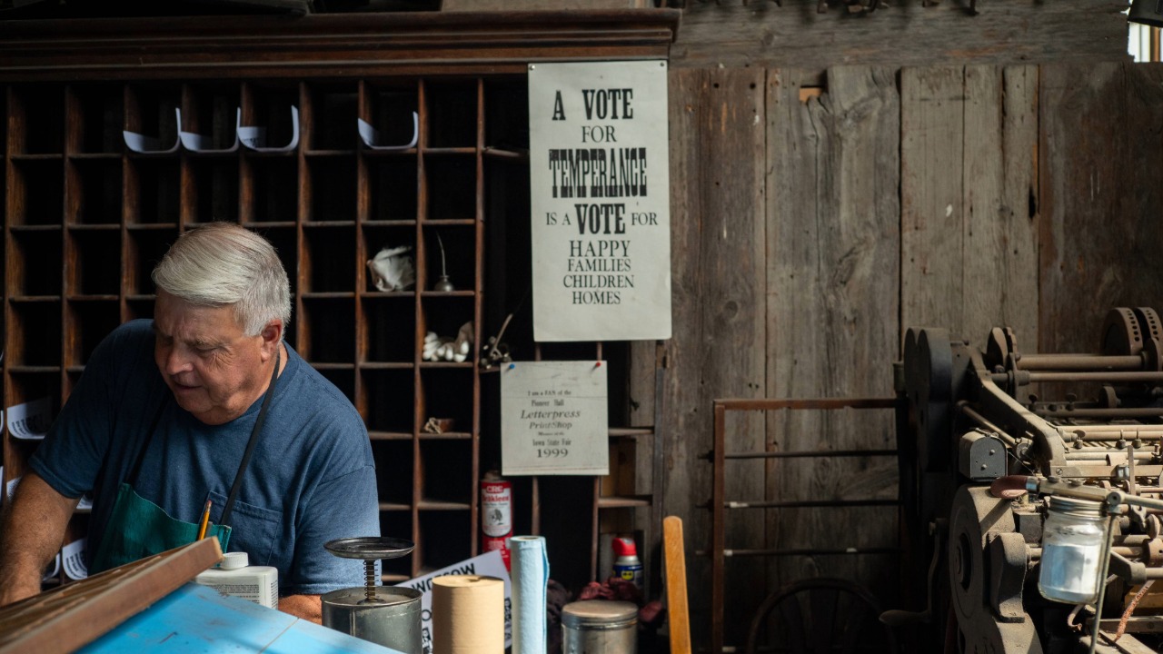 print shop at Pioneer Hall