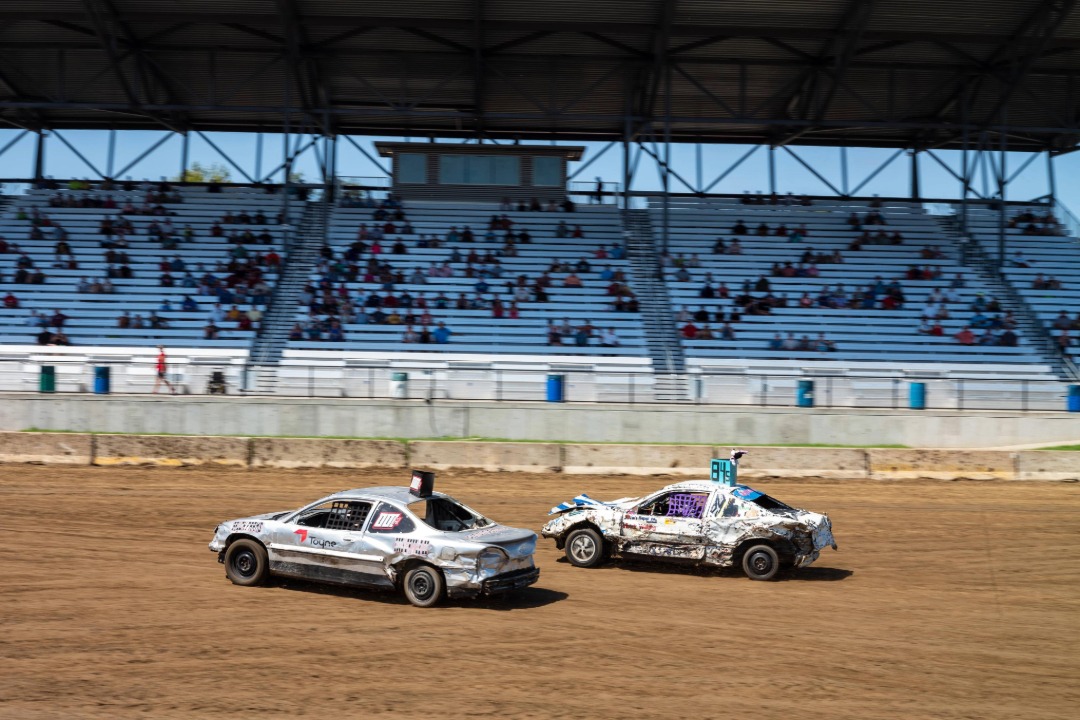 Figure 8 races at the Iowa State Fair