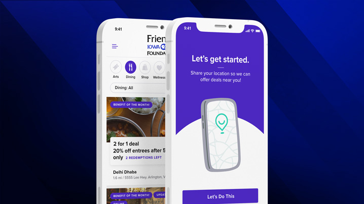 The MemberCard mobile app displays on a smartphone.