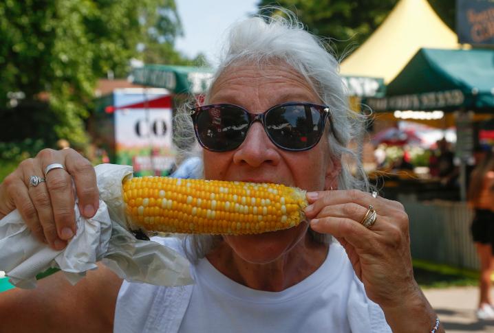 Nothing like Iowa sweet corn at the Iowa State Fair.