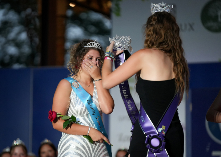 Henry County Fair Queen Kalayna Durr was crowned the Iowa State Fair Queen on Saturday, Aug. 12, 2023.