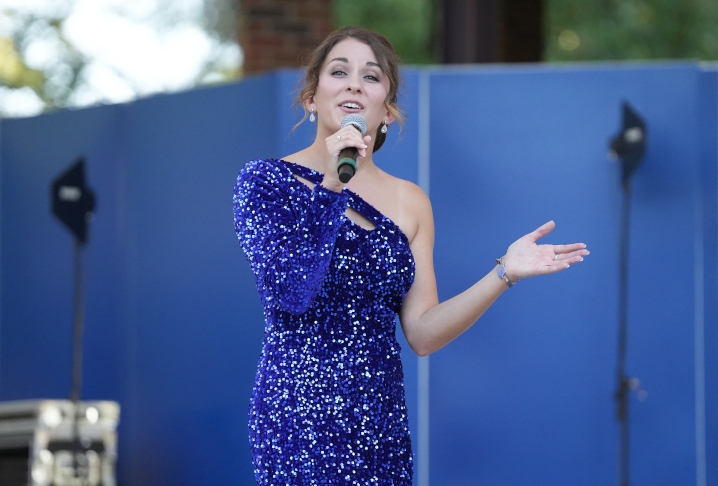 Iowa State Fair Queen announcer