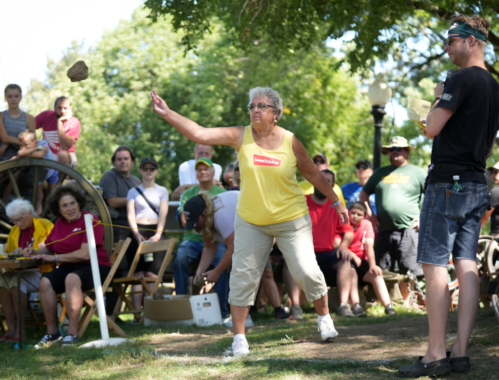 cow chip participant mid throw