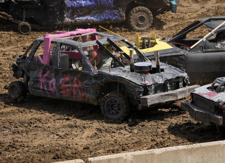 car in the demolition derby