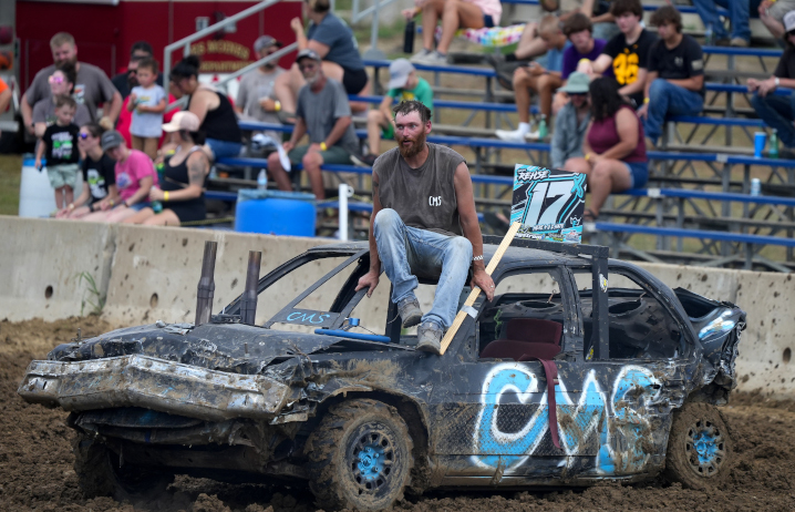car in the demolition derby