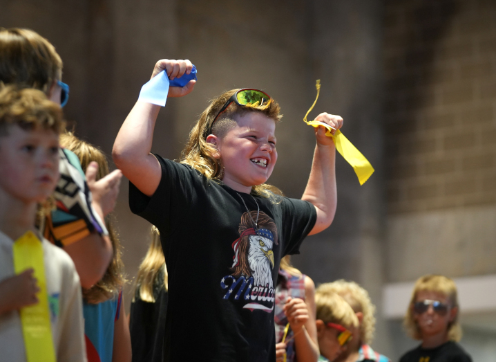 The best mullets in Iowa could be found on one stage at the Iowa State Fair on Sunday during the ponytail, braids, mohawk and mullet contest.