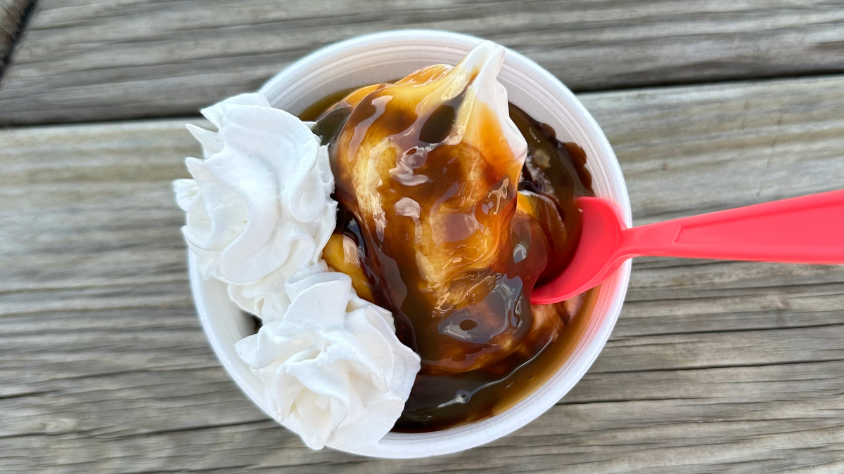 de scoop brownie ice cream from pella iowa