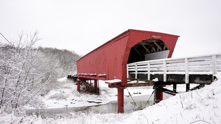 Roseman Covered Bridge in Madison County