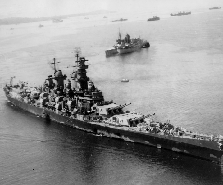 USS Iowa during WWII and Korean War
