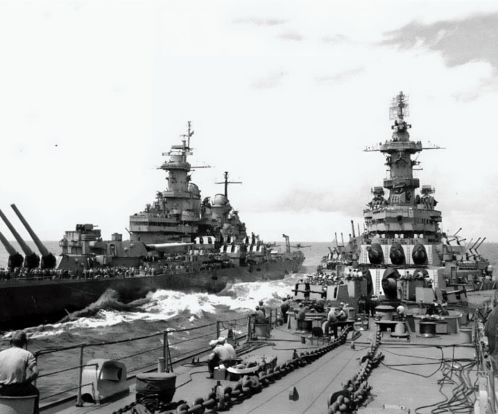 USS Iowa during WWII and Korean War