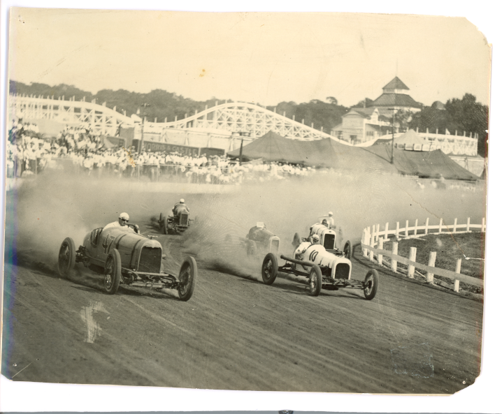 early racecars at the Iowa State Fair