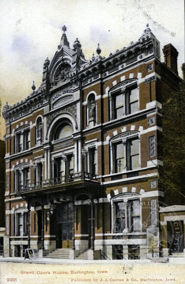 Grand Opera House, Burlington, ca.1910 Grand Opera House, Burlington, ca.1910