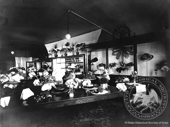 Interior of Millinery Shop, 1909