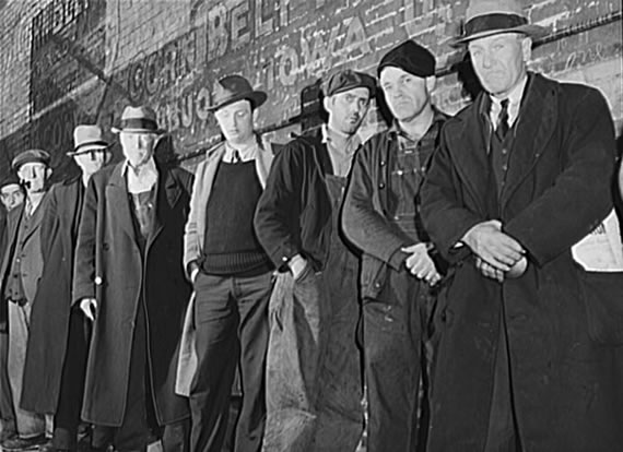 Men at the City Mission, 1940