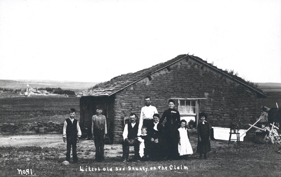 Family in Front of Sod Home, ca. 1909 Family in Front of Sod Home, ca. 1909