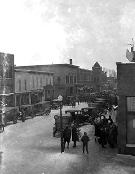 Downtown Forest City, ca. 1925