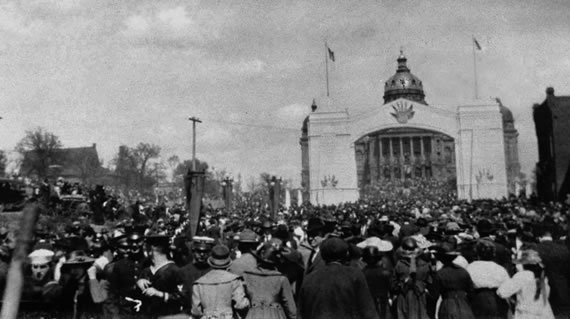 World War I Victory Arch at State Capitol, 1919