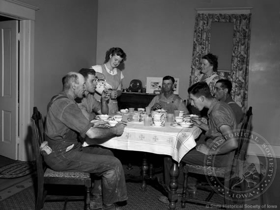 Threshers at Lunch, 1950 Threshers at Lunch, 1950