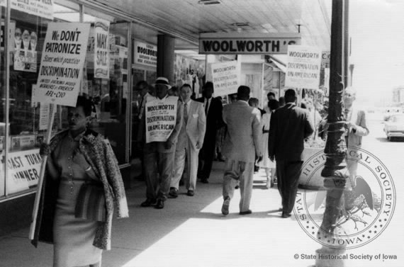 Protesting Racial Discrimination, Waterloo, 1950 Protesting Racial Discrimination, Waterloo, 1950