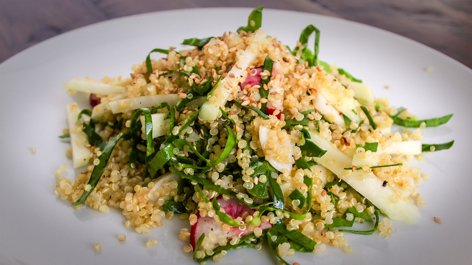 Quinoa and Kohlrabi Salad