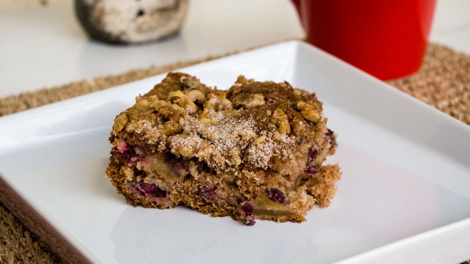 Borg Family Apple Cranberry Cake