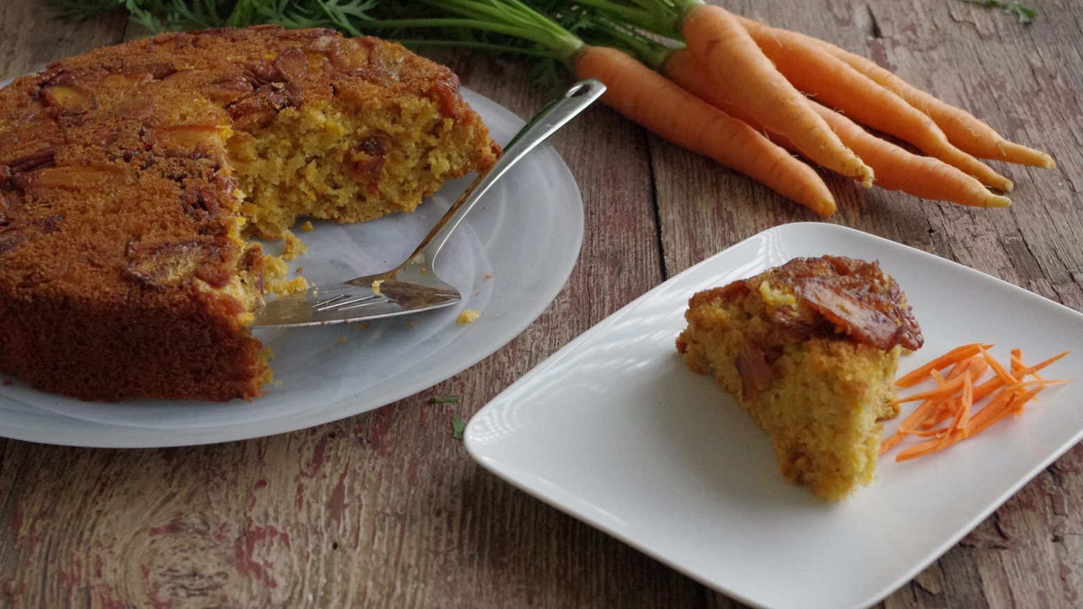 Upside Down Carrot Cake