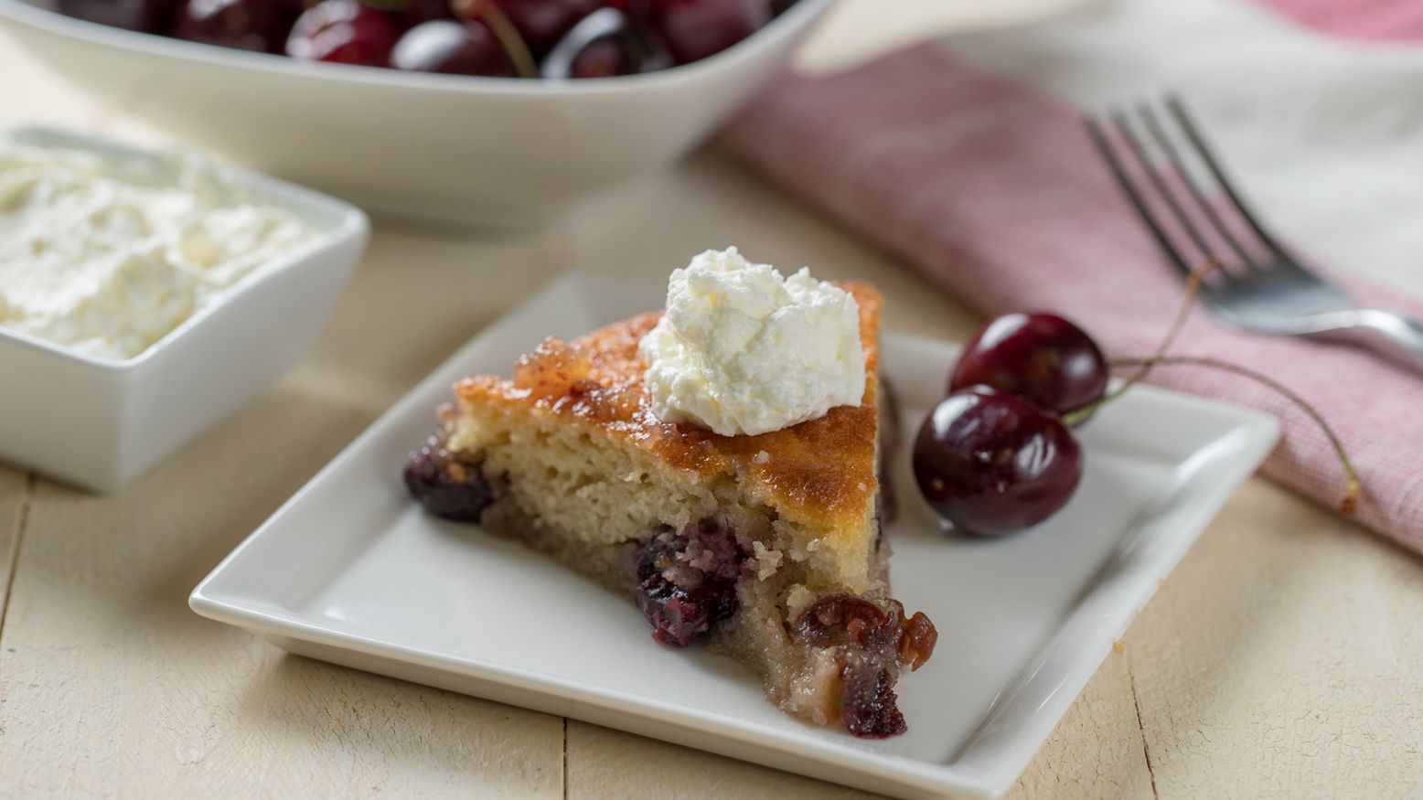 Cherry Amaretto Clafoutis
