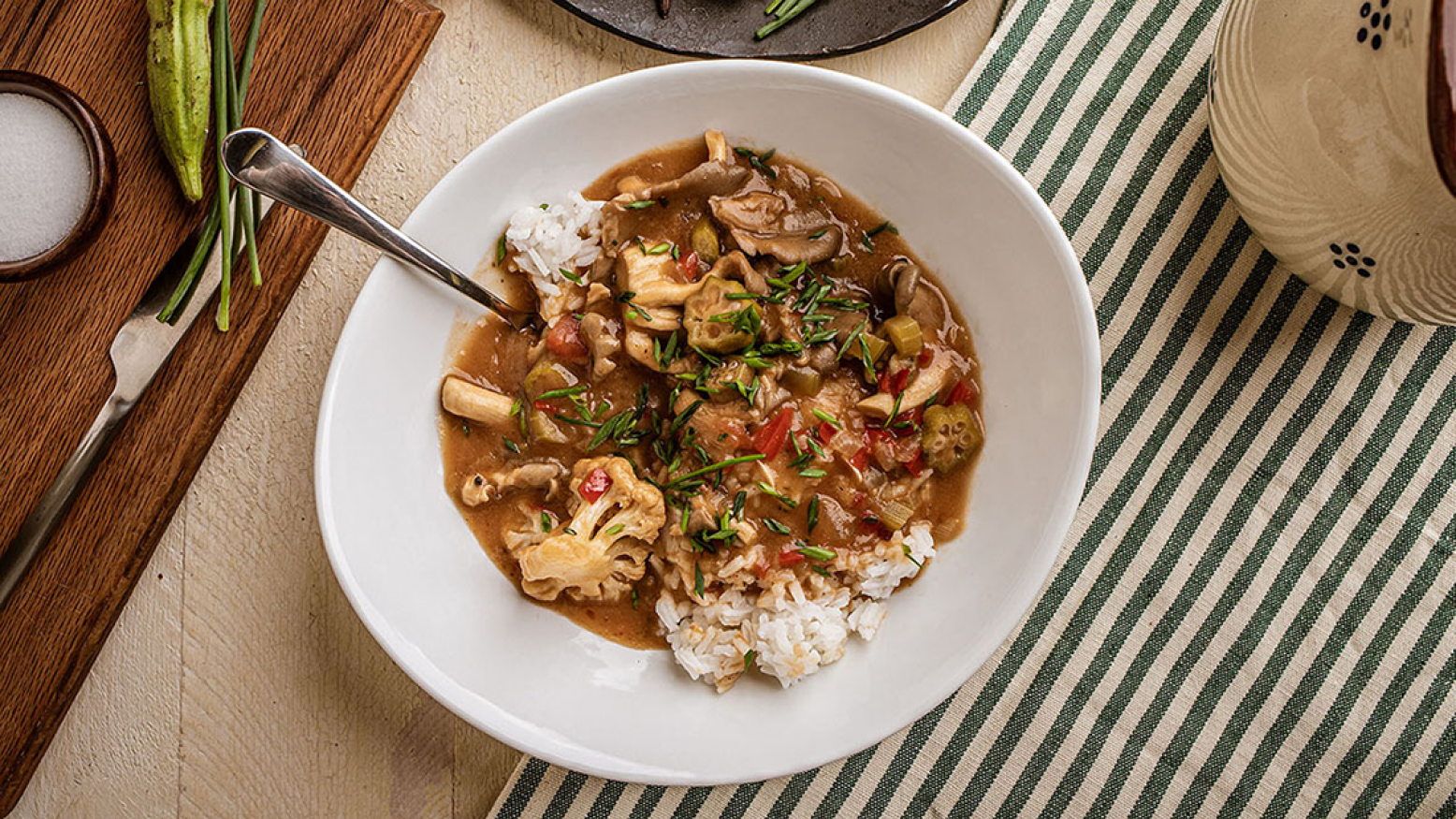 Okra Vegetarian Gumbo