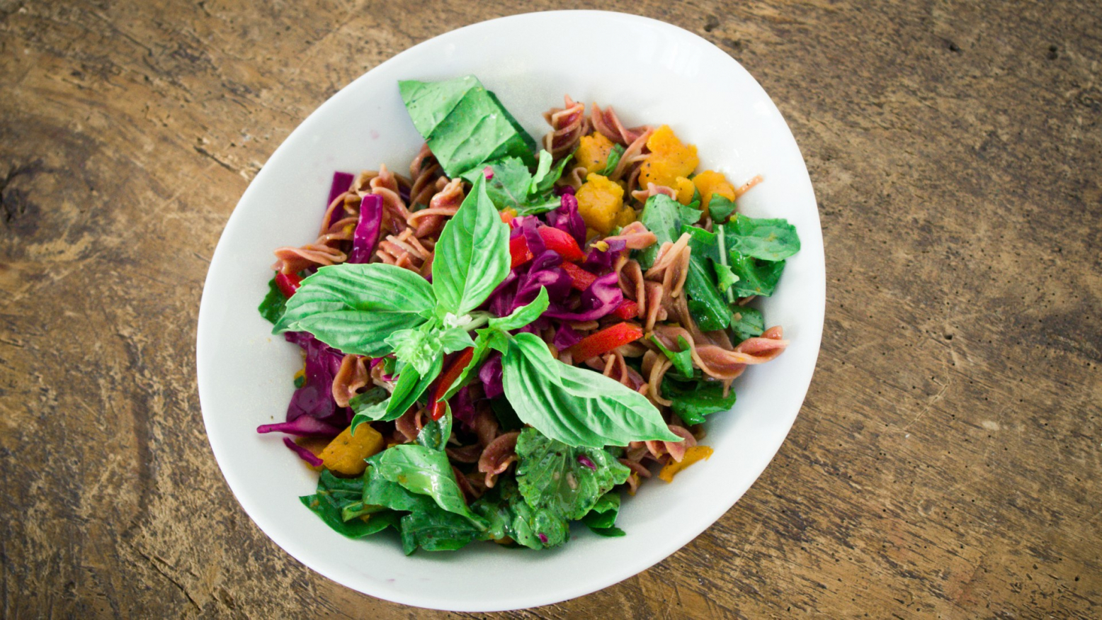 Arugula and Roasted Butternut Squash Pasta