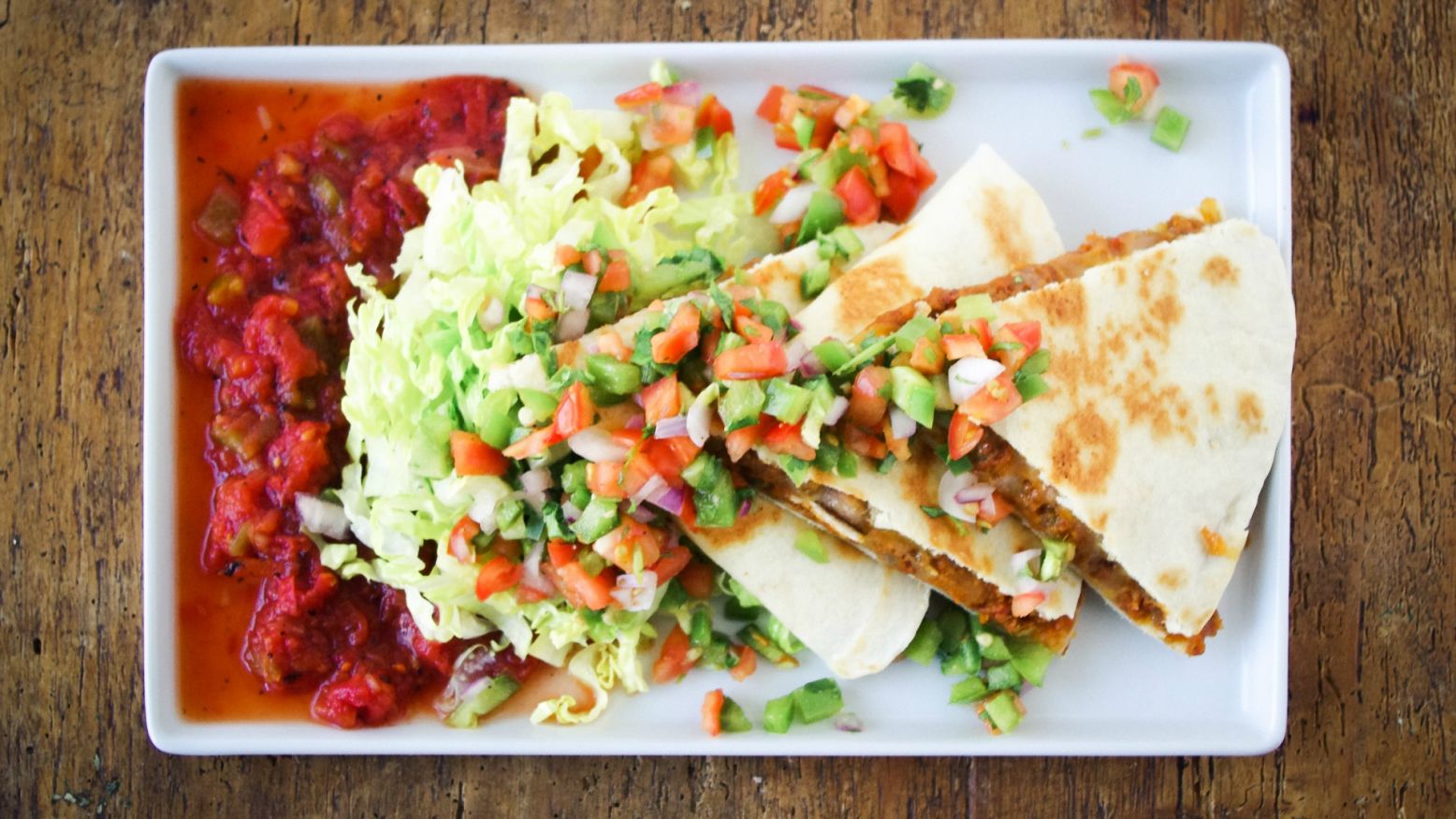Sweet Potato and Lentil Quesadillas