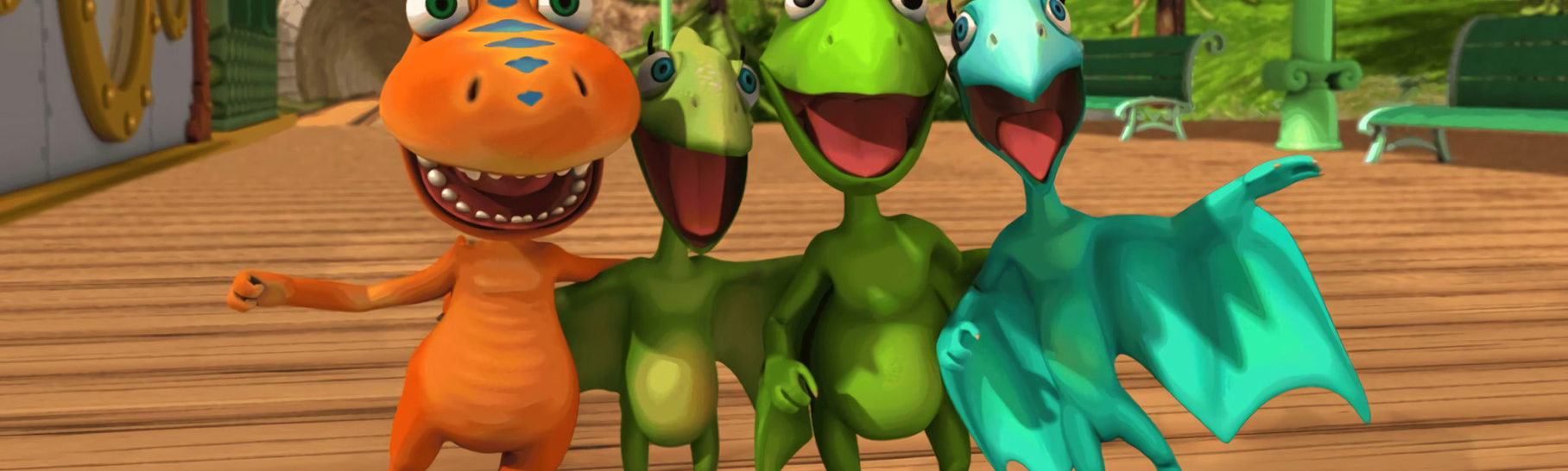 Buddy and his bird friends from Dinosaur Train