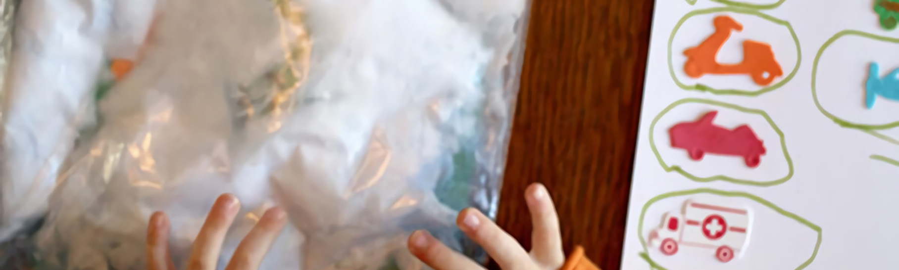 home made sensory bag