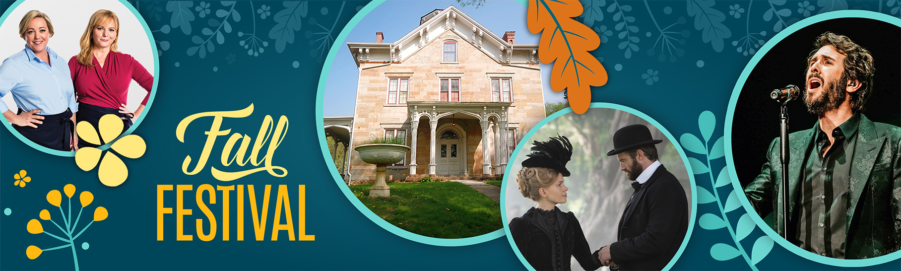 Fall Festival logo and programming images
