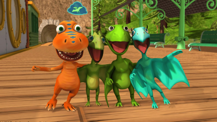 Buddy and his bird friends from Dinosaur Train