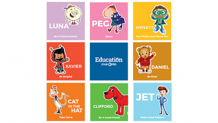 Memory Cards. Luna, Peg, Whyatt, Xavier, Daniel, Cat in the Hat, Clifford, Jet