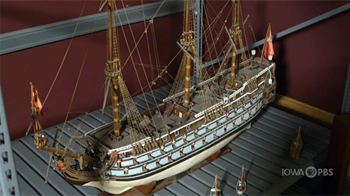 A Danish model ship