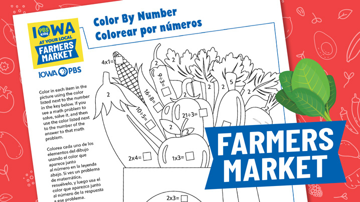 Farmers Market Color by Number