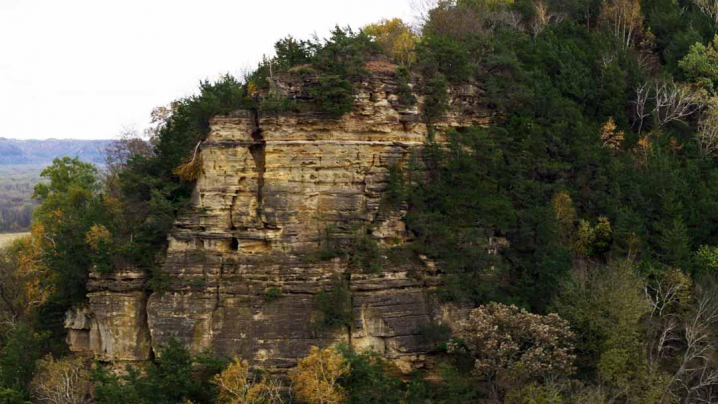Image of a rocky bluff.
