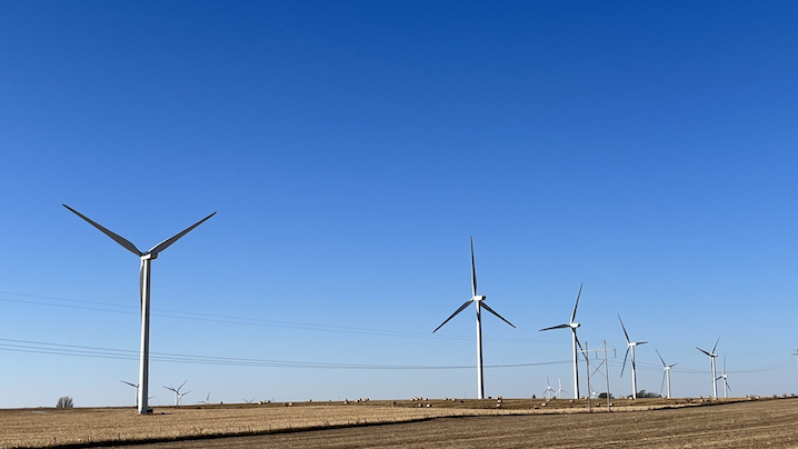 wind turbines