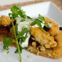 black bean tamale pie