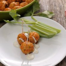 Buffalo Chicken Meatballs